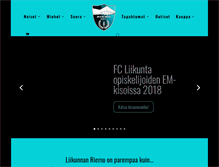 Tablet Screenshot of liikunnanriemu.com